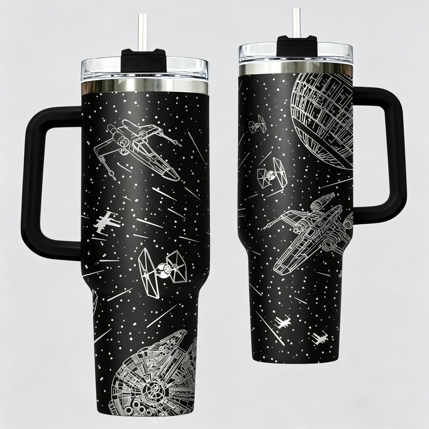 Star Wars Tumbler 40oz, Millennium Falcon Mug,
