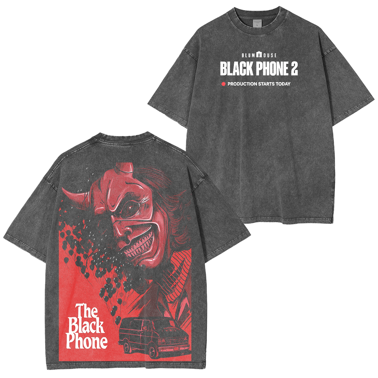 The Black Phone 2 Movie Vintage Washed T-shirt/Crewneck/Hoodie