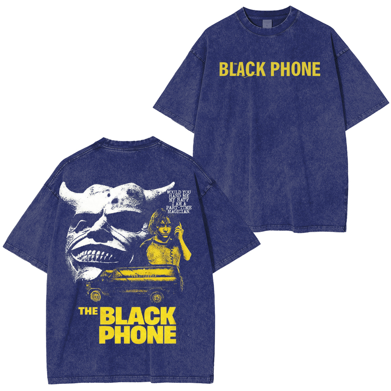 The Black Phone Movie Vintage Washed T-shirt/Crewneck/Hoodie