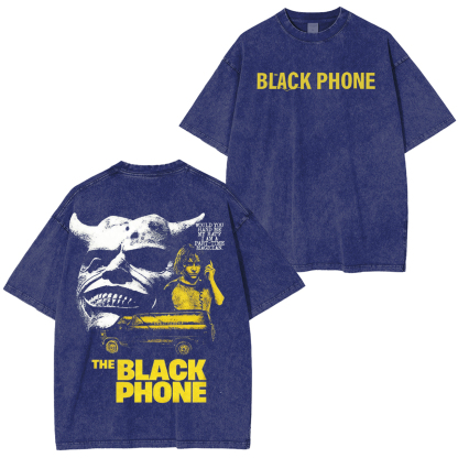 The Black Phone Movie Vintage Washed T-shirt/Crewneck/Hoodie