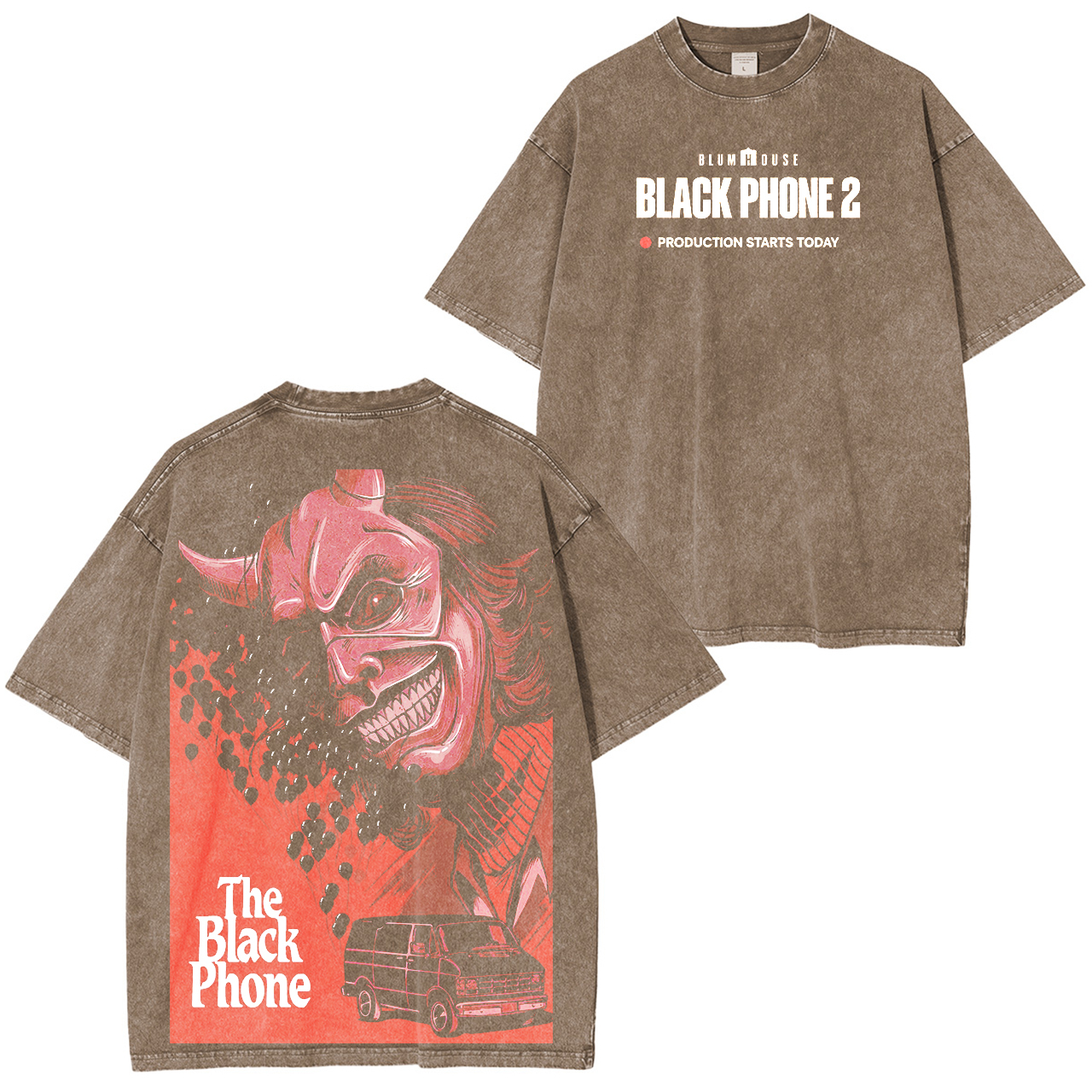 The Black Phone 2 Movie Vintage Washed T-shirt/Crewneck/Hoodie