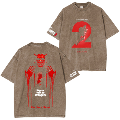 The Black Phone 2 Movie Vintage Washed T-shirt/Crewneck/Hoodie