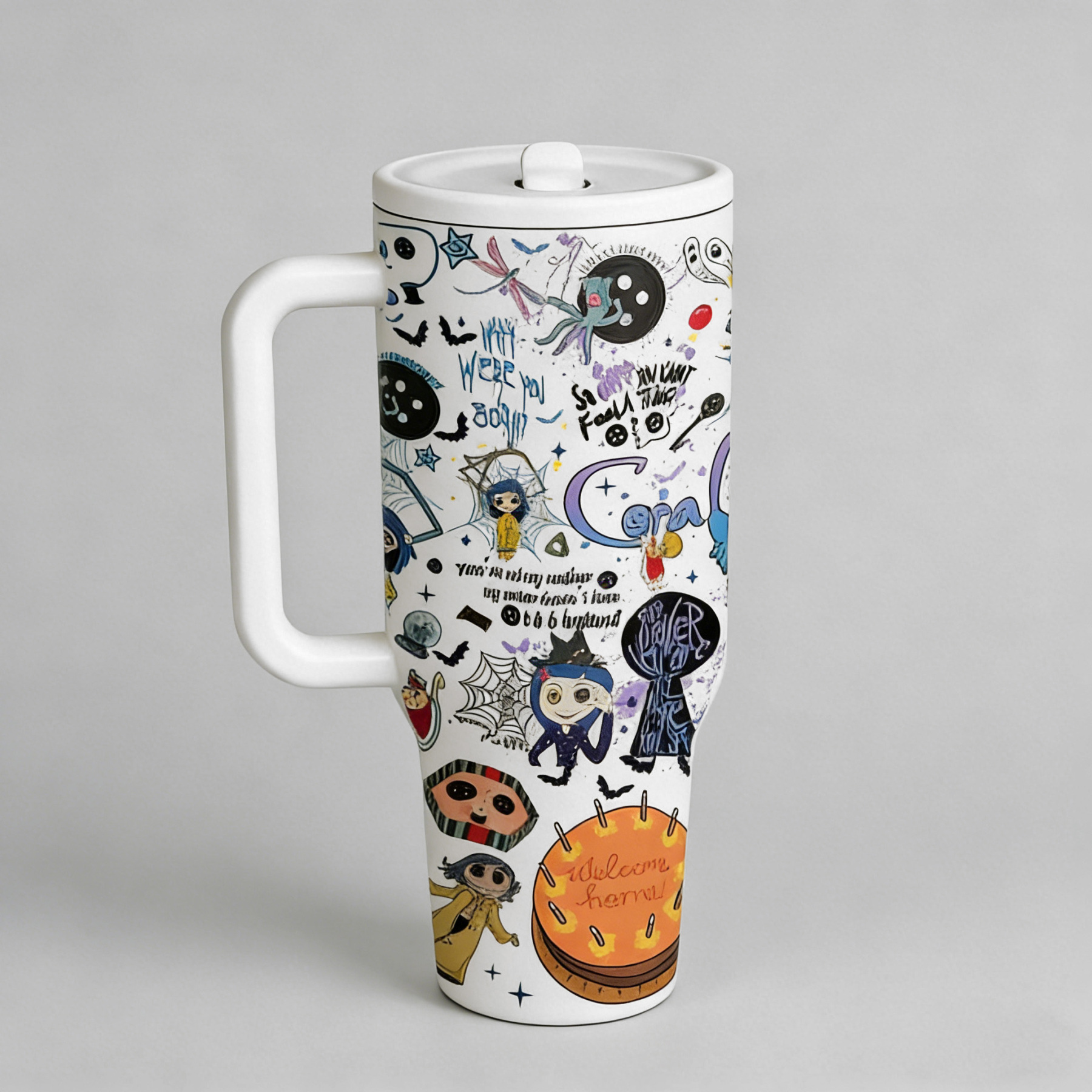 Coraline Cartoon Custom Stanley Cup 40 oz 30 oz Tumbler