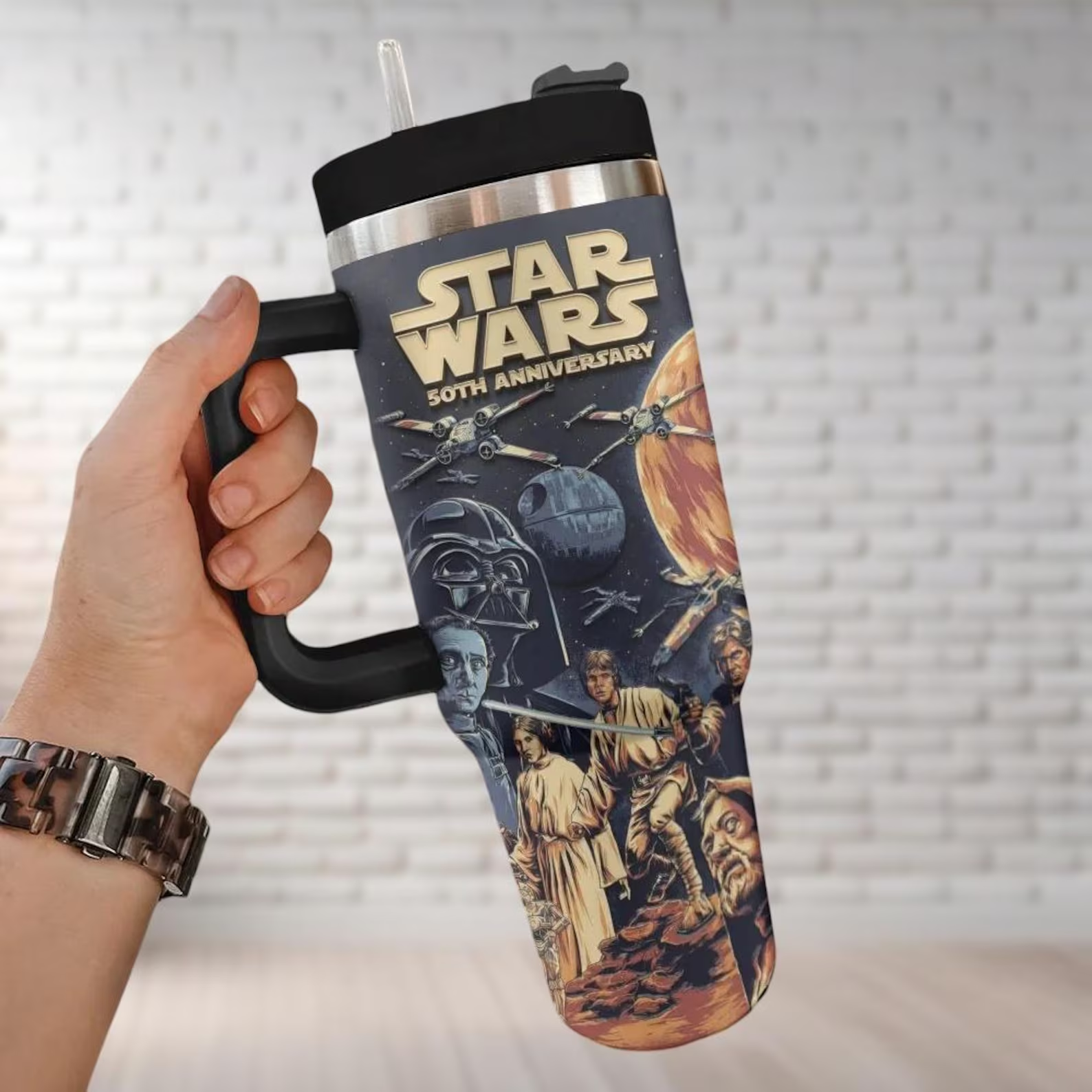 Star Wars 50Th Anniversary Tumbler 40 Oz