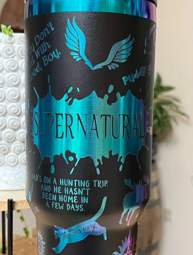  Supernatural Inspired Stanley Tumbler Cup
