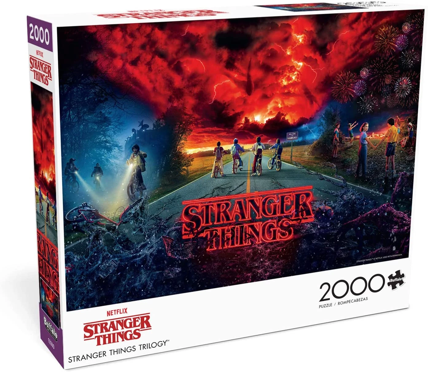 Buffalo Games 2000-Piece Stranger Things Trilogy Interlocking Jigsaw Puzzle