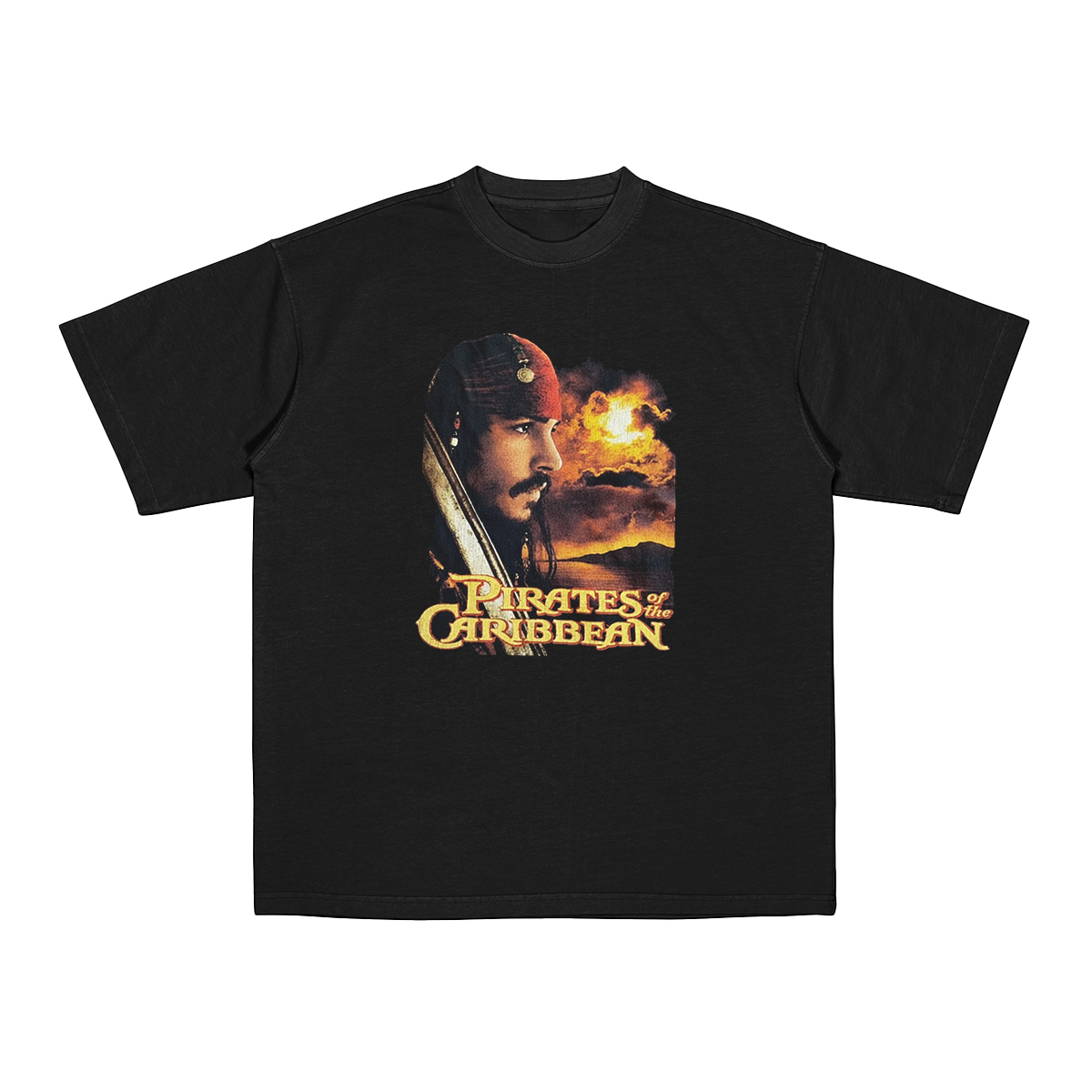 Disney Store Vintage Pirates of the Caribbean Movie T Shirt