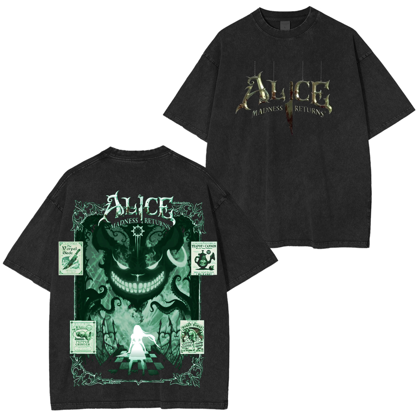 Until Dawn Punk Goth T-Shirt