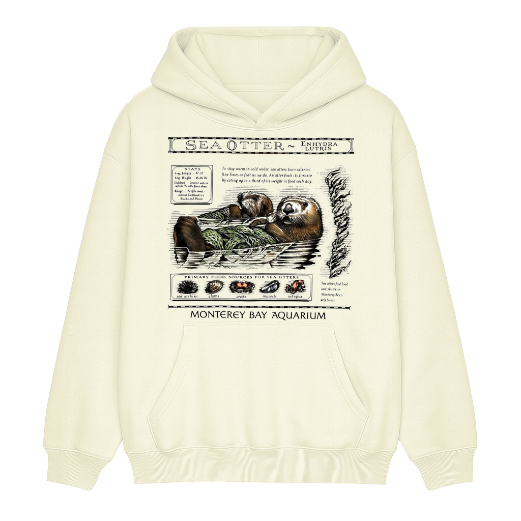 Sea Otters Monterey Bay Aquarium Hoodie