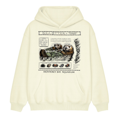 Sea Otters Monterey Bay Aquarium Hoodie