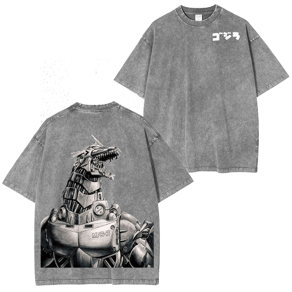 Mechagodzilla Washed T-shirt/Crewneck/Hoodie