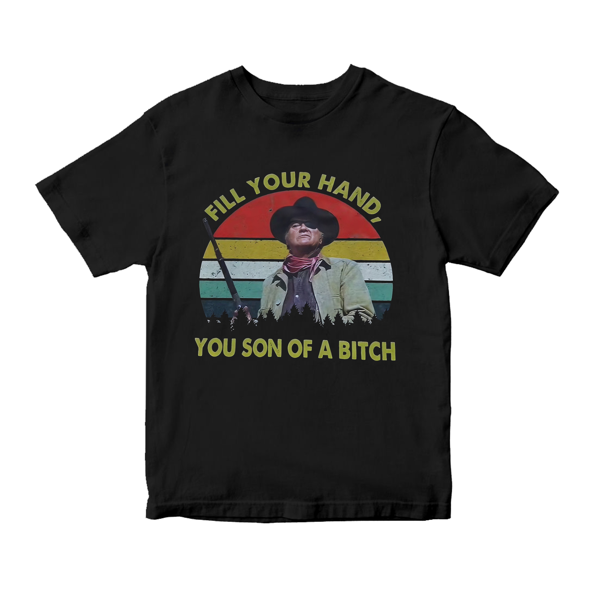 John Wayne Vintage Movie Poster  Unisex Shirt/Crewneck/Hoodie