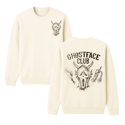 Ghostface Club Horror Movie Unisex Shirt/Crewneck/Hoodie