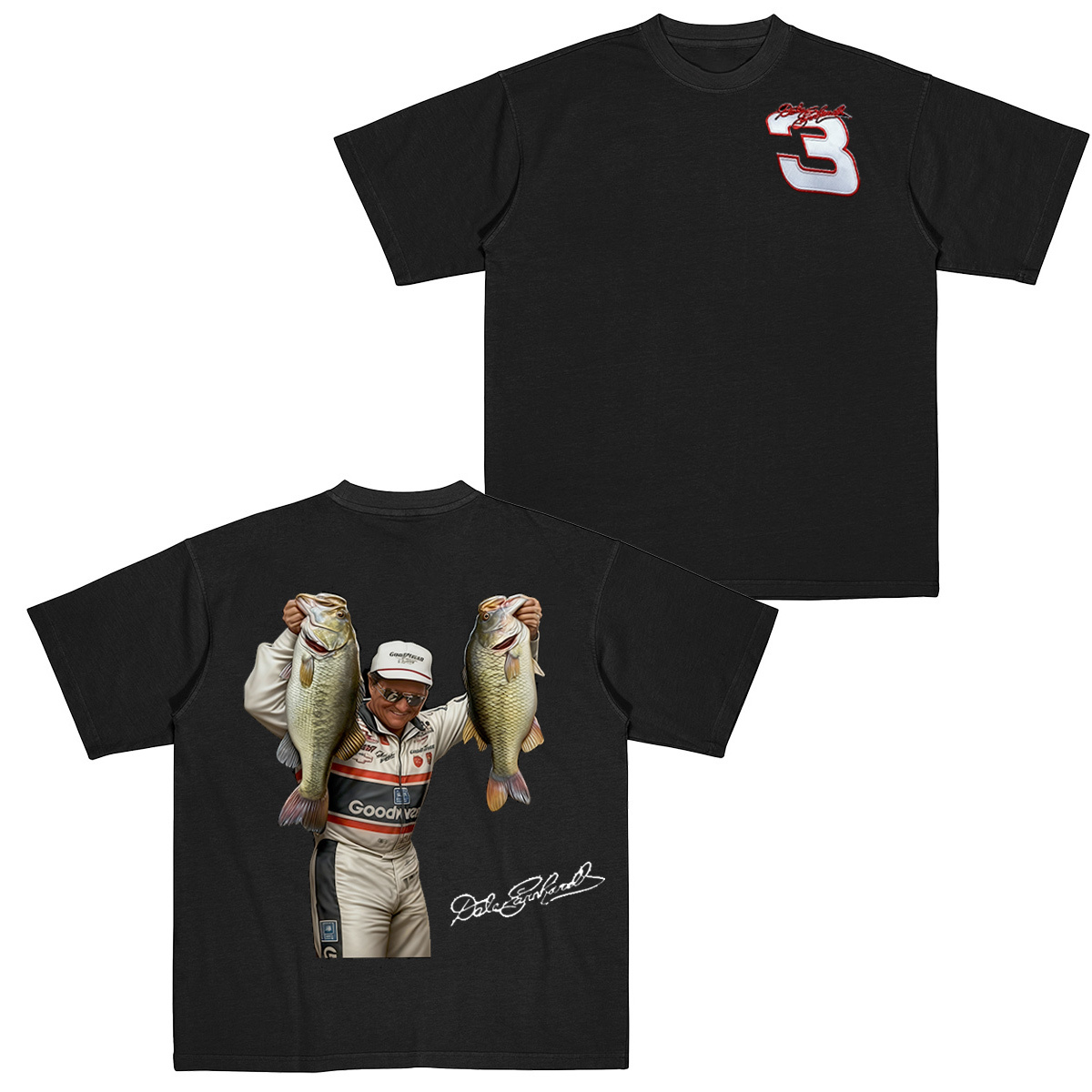 Dale Earnhardt Bass Fishing T-Shirt