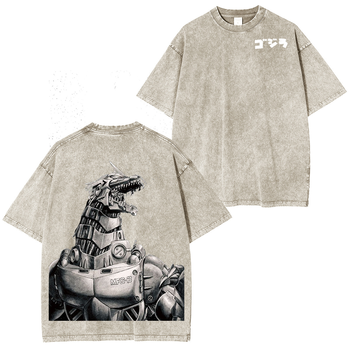 Mechagodzilla Washed T-shirt/Crewneck/Hoodie