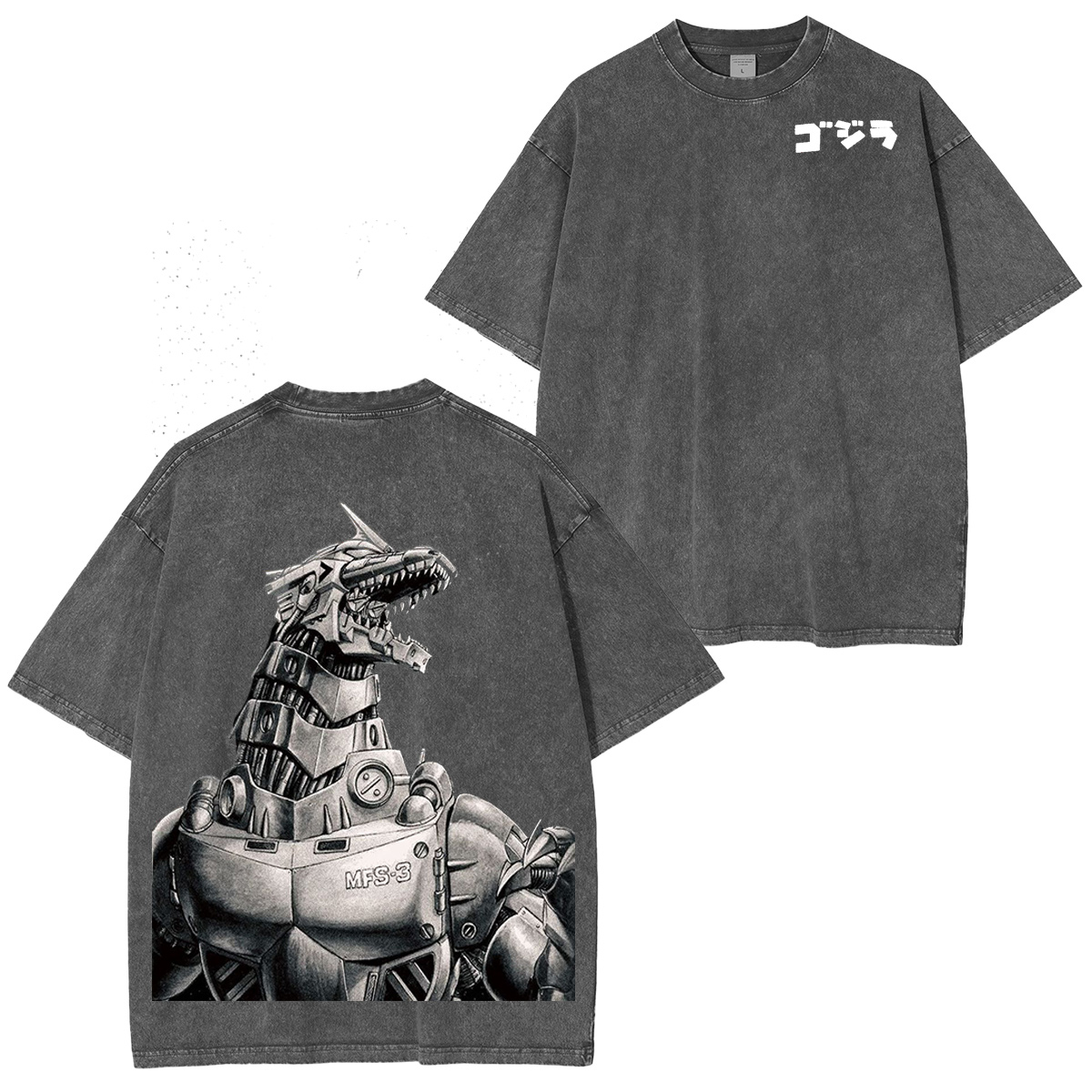 Mechagodzilla Washed T-shirt/Crewneck/Hoodie