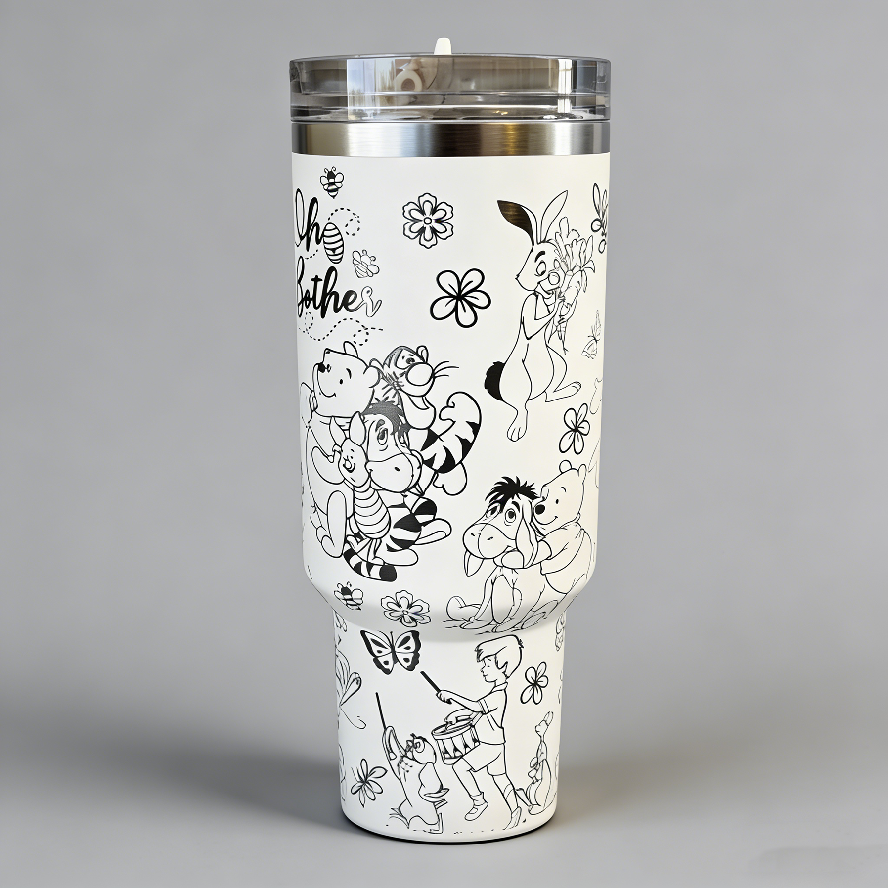 40oz Bear Engraved Protour Stanley