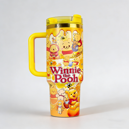 Disney Pooh Honey Tumbler with Straw Charm