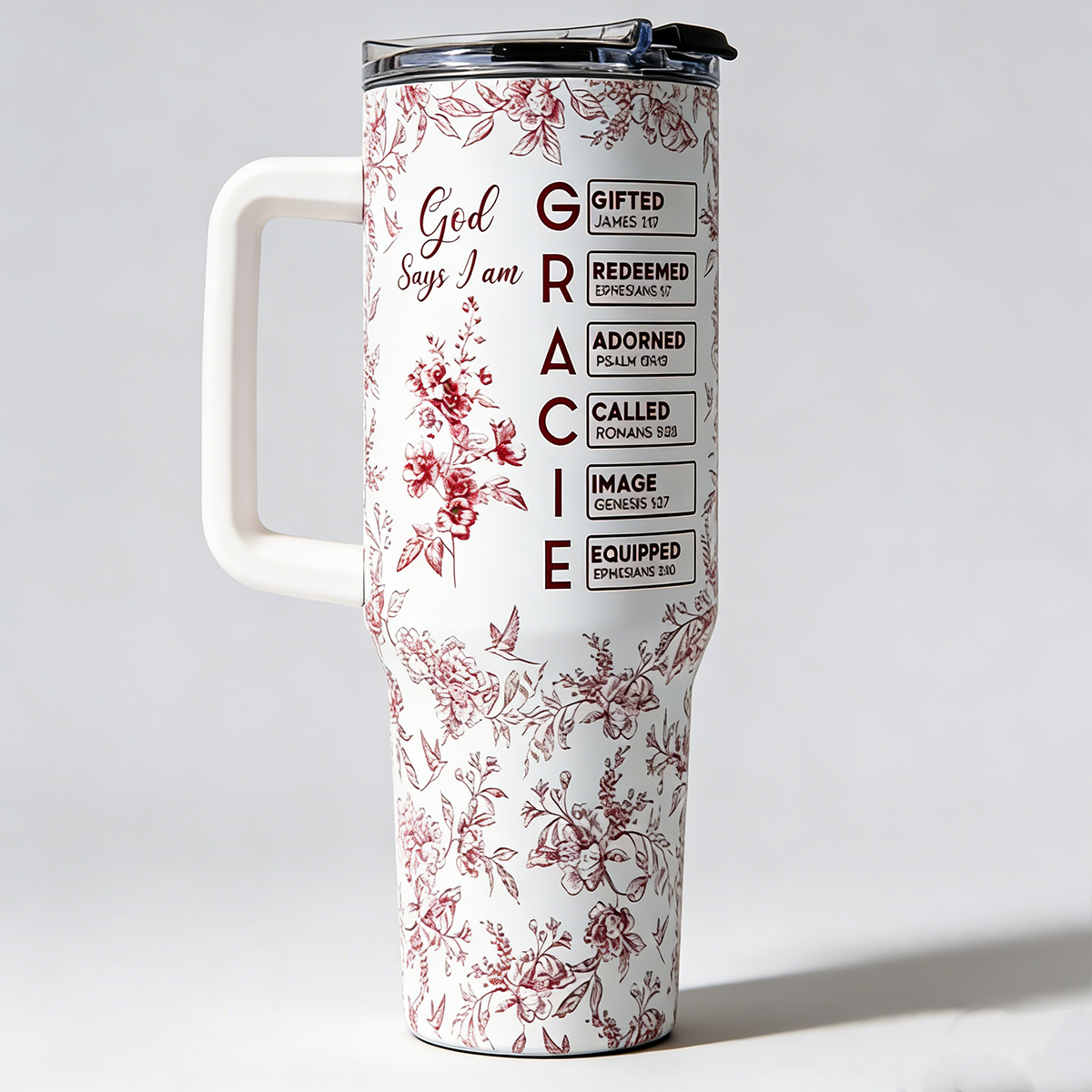 God Says I am Tumbler Cup  
