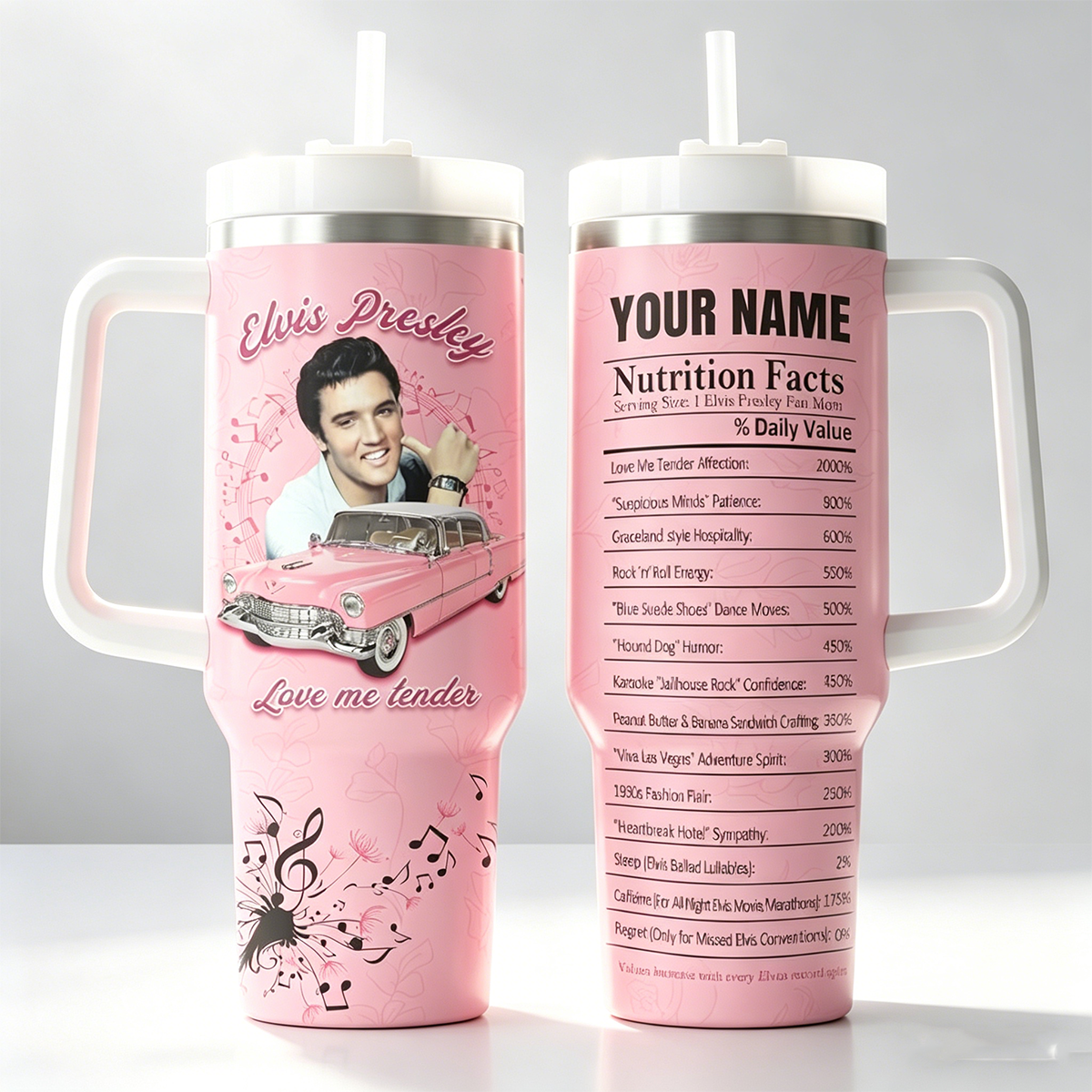 Elvis Presley Tumbler 40Oz