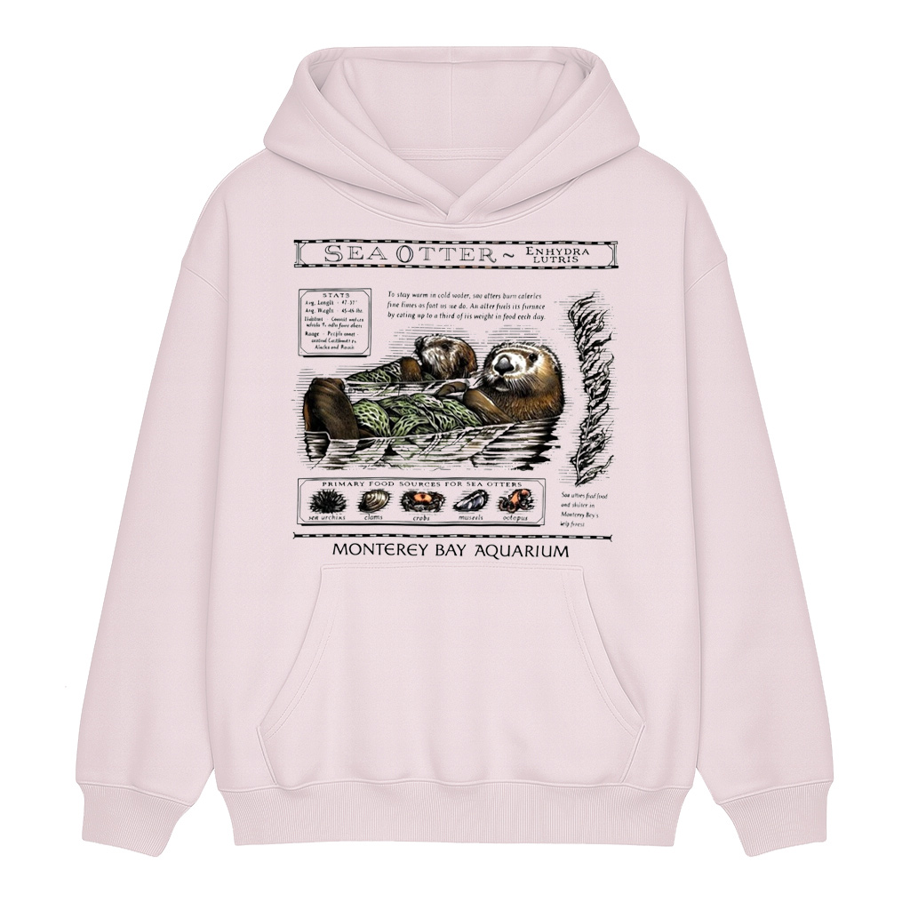 Sea Otters Monterey Bay Aquarium Hoodie