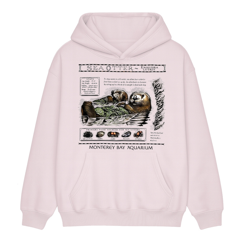 Sea Otters Monterey Bay Aquarium Hoodie