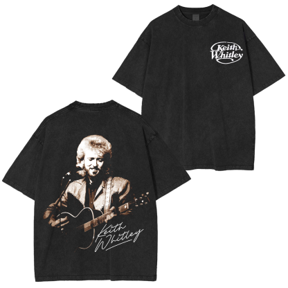 Keith Whitley Country Music Sandy Washed T-shirt/Crewneck/Hoodie