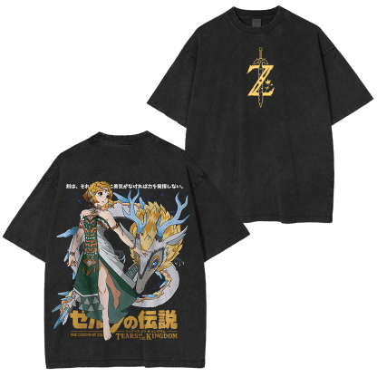The Legend of Zelda: A Link to the Past Printed Washed T-shirt/Crewneck/Hoodie