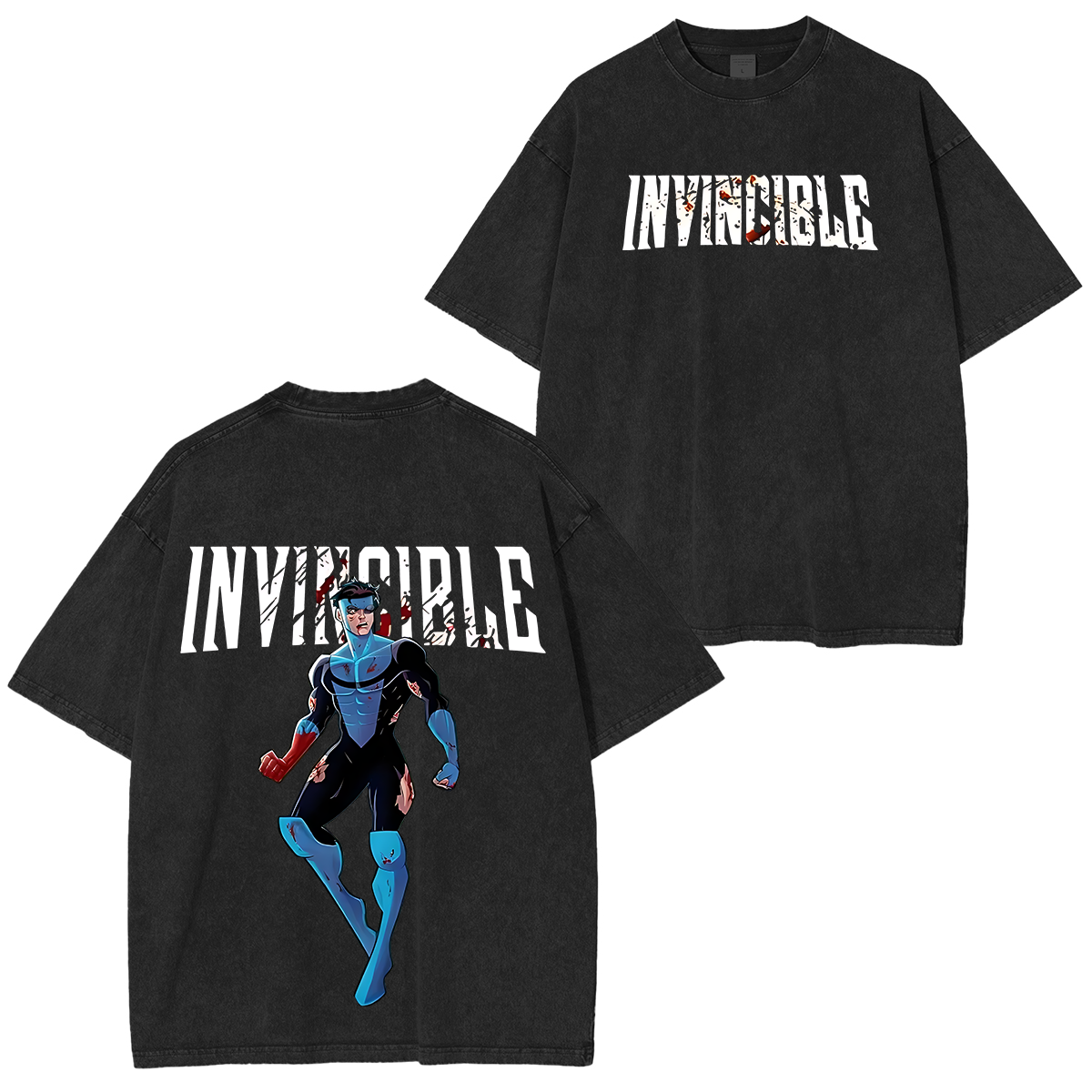 Invincible Mark Bloodied Washed T-shirt/Crewneck/Hoodie