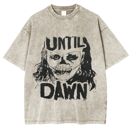 Until Dawn Punk Goth White T-Shirt