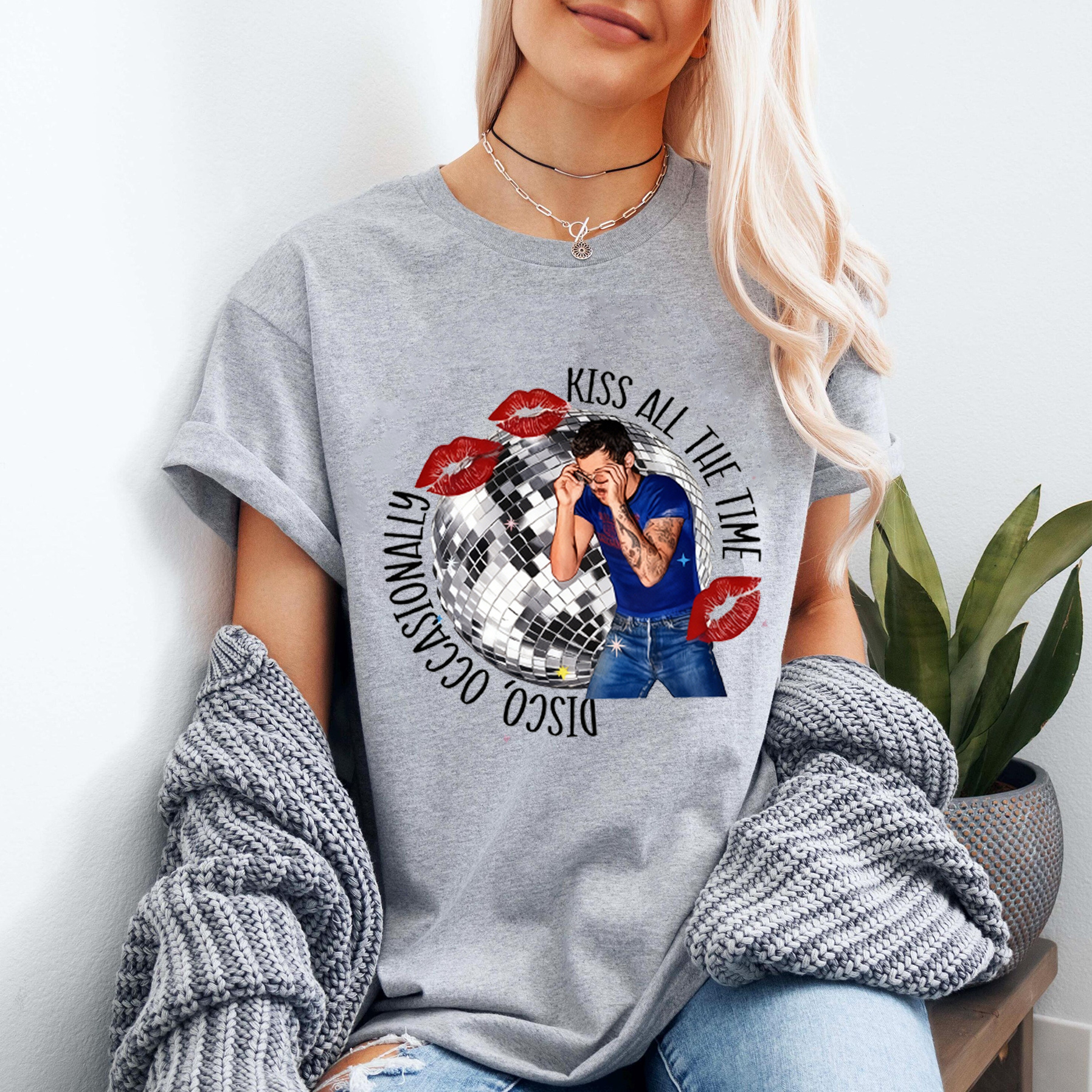 Kiss All The Time. Disco, Occasionally Unisex Shirt/Crewneck/Hoodie
