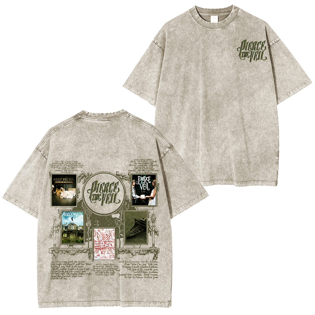 Pierce The Veil Unisex Washed T-shirt/Crewneck/Hoodie