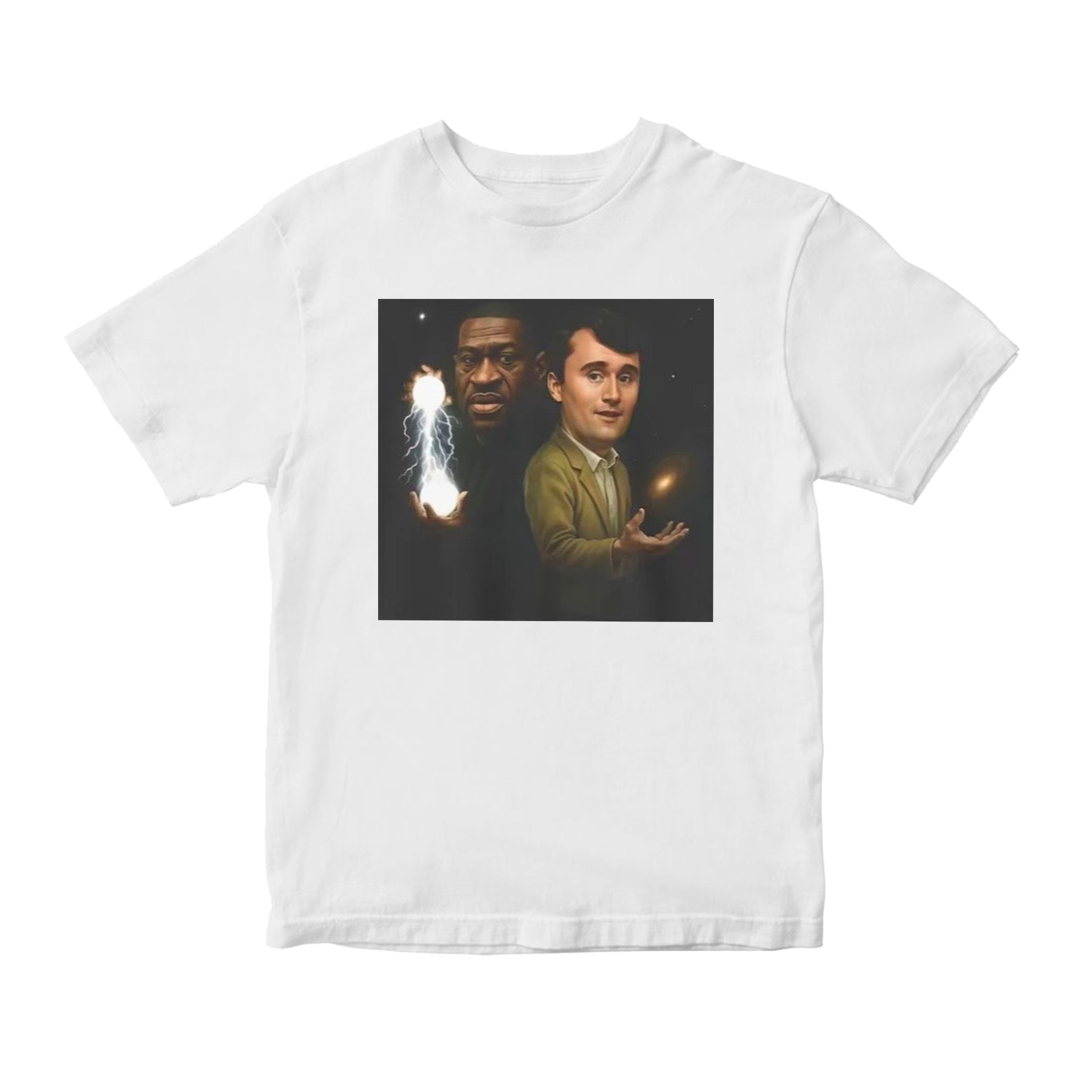 George Floyd And Charlie Kirk Wizard Unisex Shirt/Crewneck/Hoodie