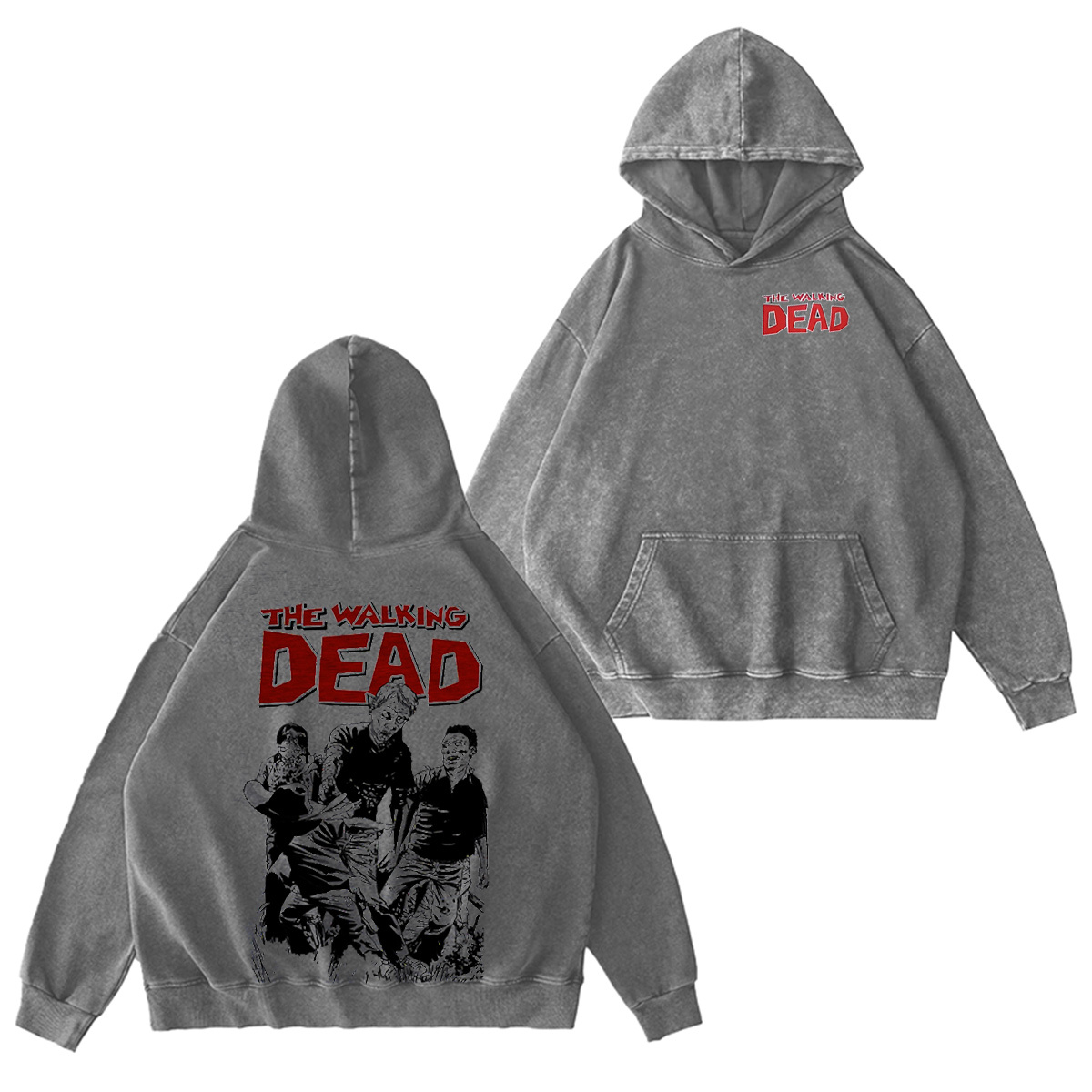 Men's Walking Dead Washed T-shirt/Crewneck/Hoodie