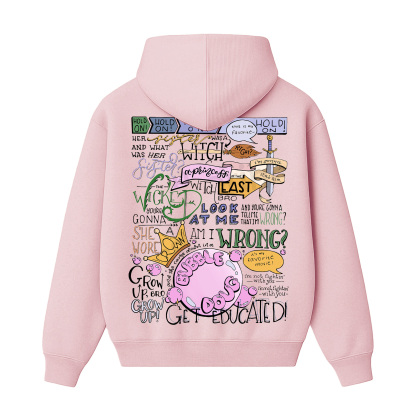 Wicked Witch of the East Bro Hand Lettered Hoodie