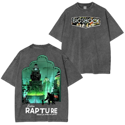 Bioshock Washed T-shirt/Crewneck/Hoodie