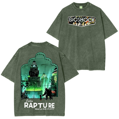 Bioshock Washed T-shirt/Crewneck/Hoodie