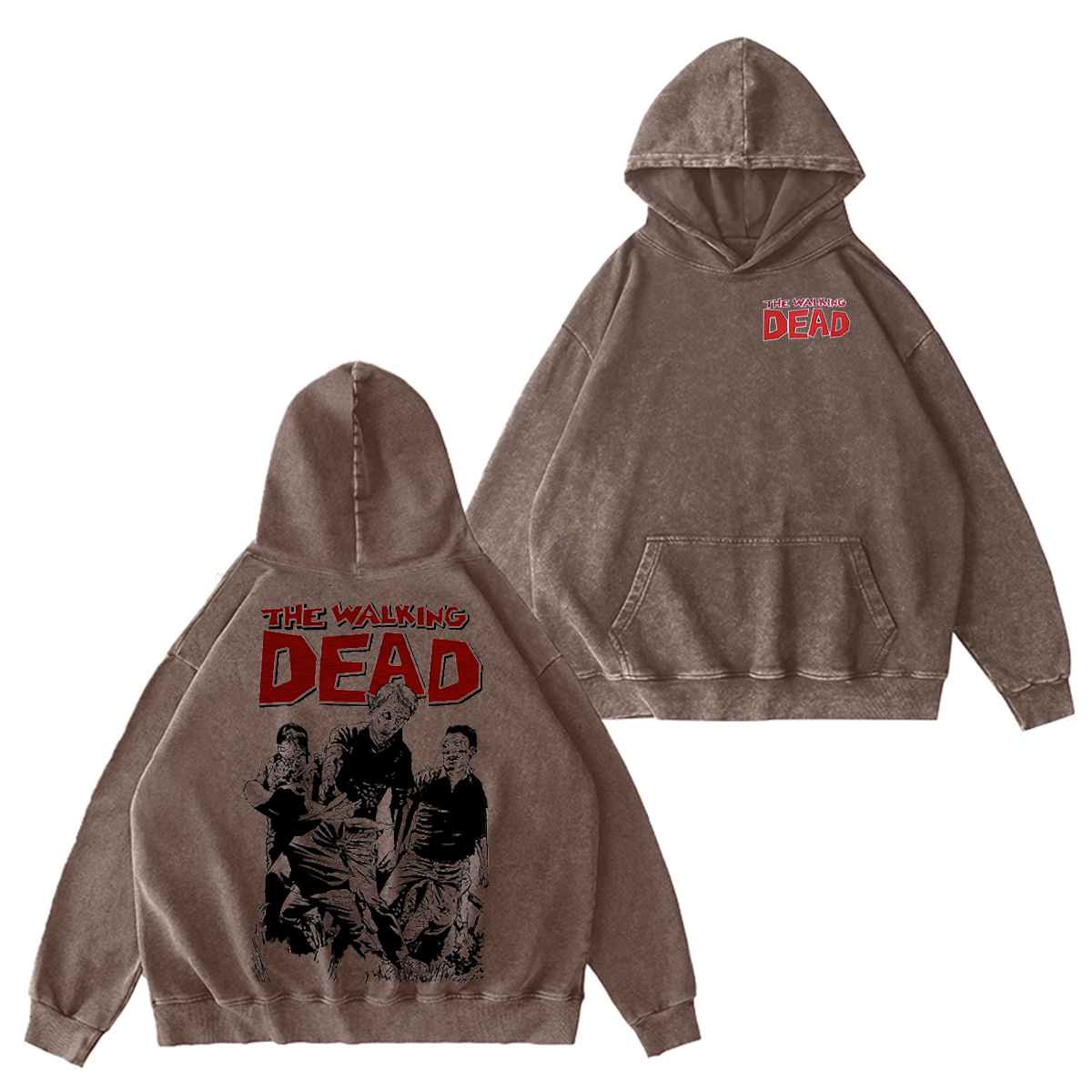 Men's Walking Dead Washed T-shirt/Crewneck/Hoodie