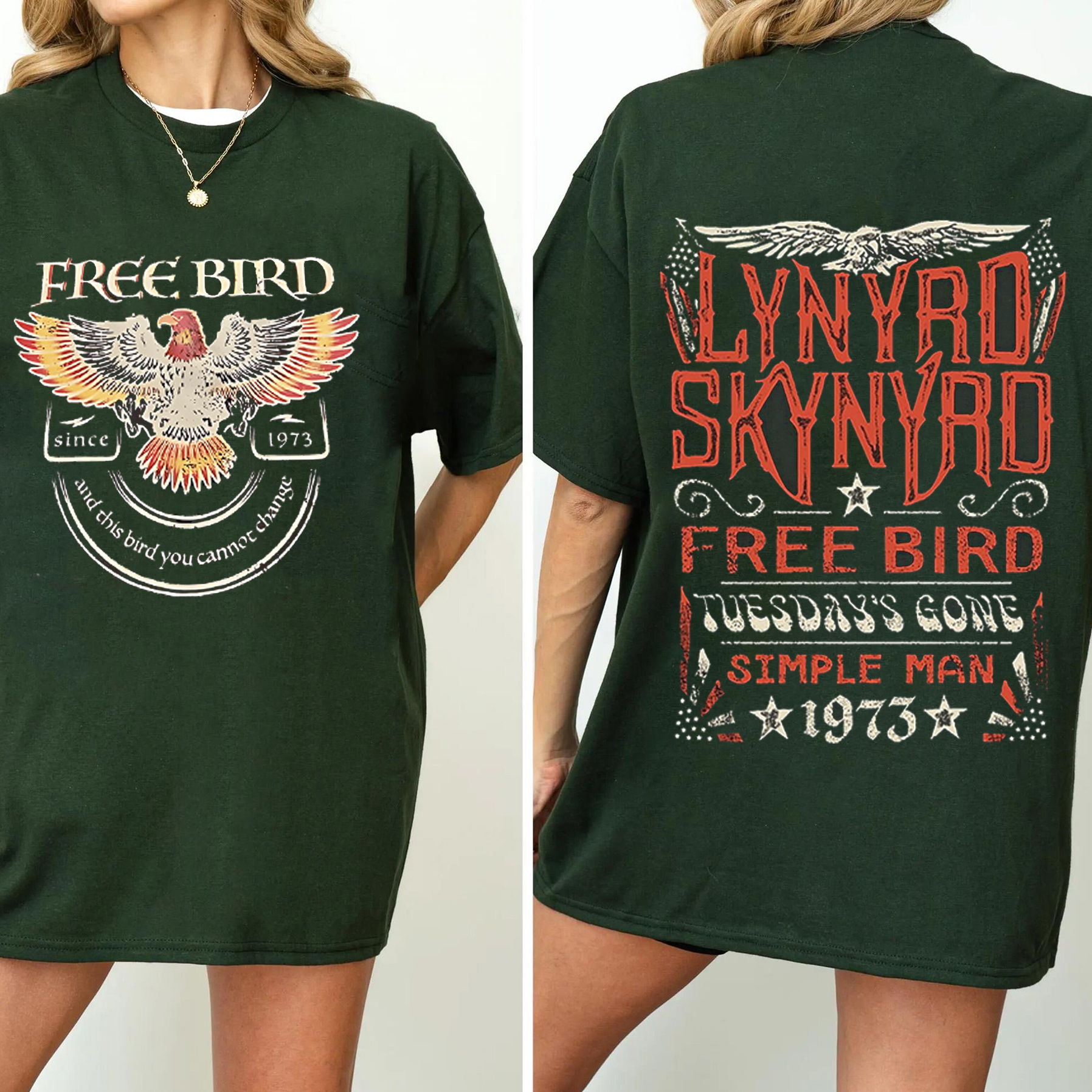 Free Bird  Vintage Eagle Graphic Unisex Shirt/Crewneck/Hoodie