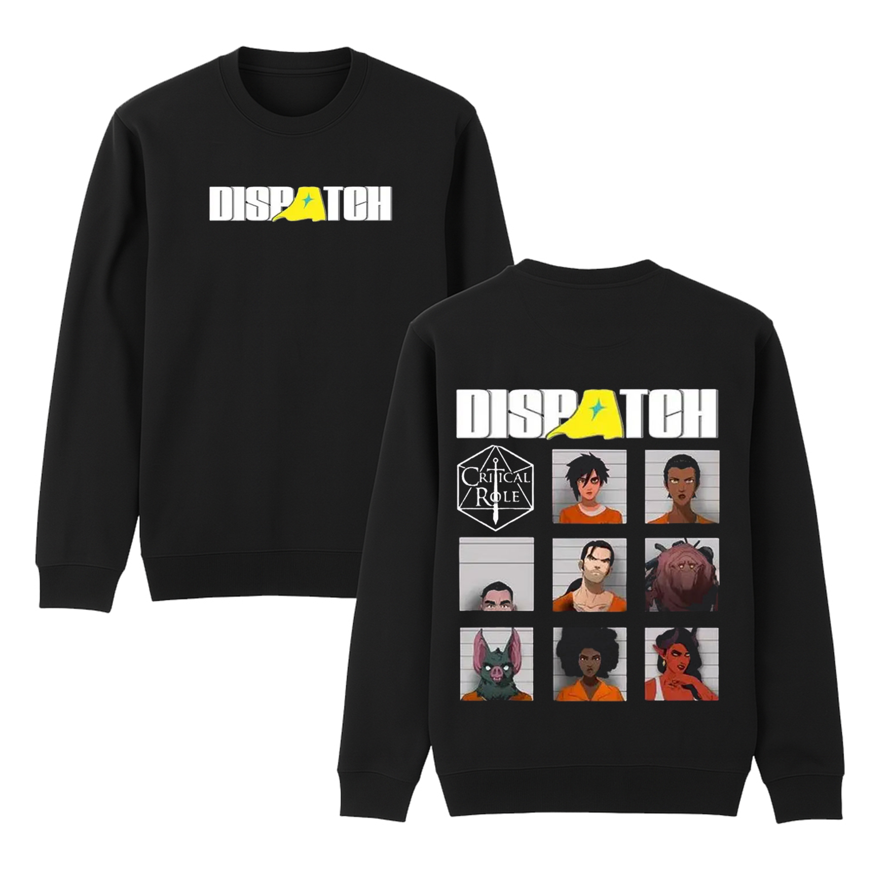 Dispatch Game Character Double Sides  Unisex Shirt/Crewneck/Hoodie
