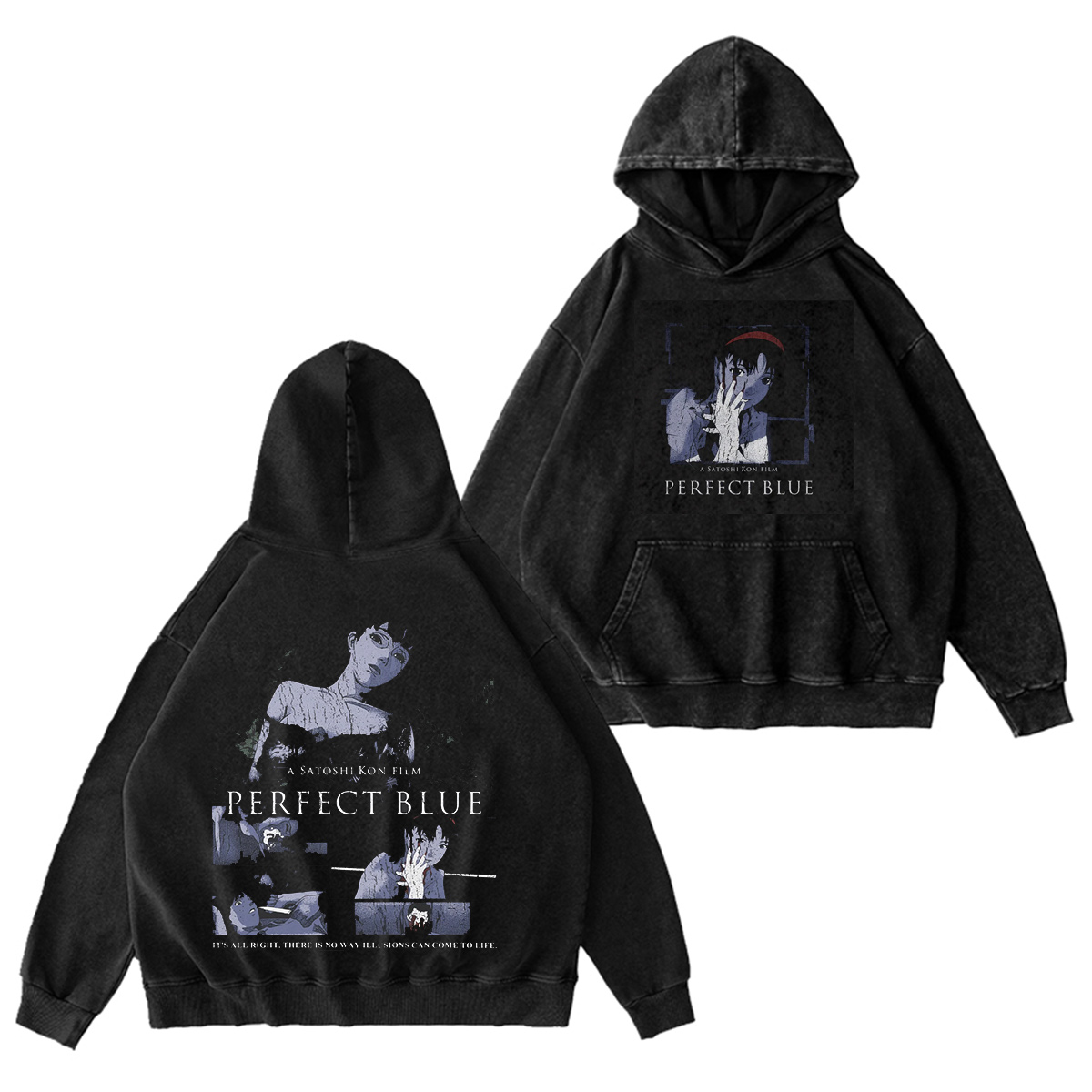 Perfect Blue - Boxy Washed T-shirt/Crewneck/Hoodie