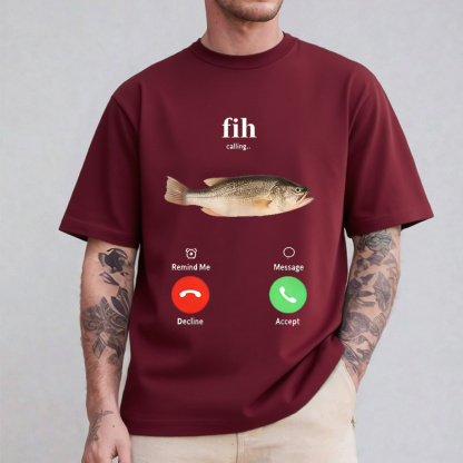 Fih Calling Remind me Message Decline Accept Phone Call Fish Tank Top Unisex Shirt/Crewneck/Hoodie