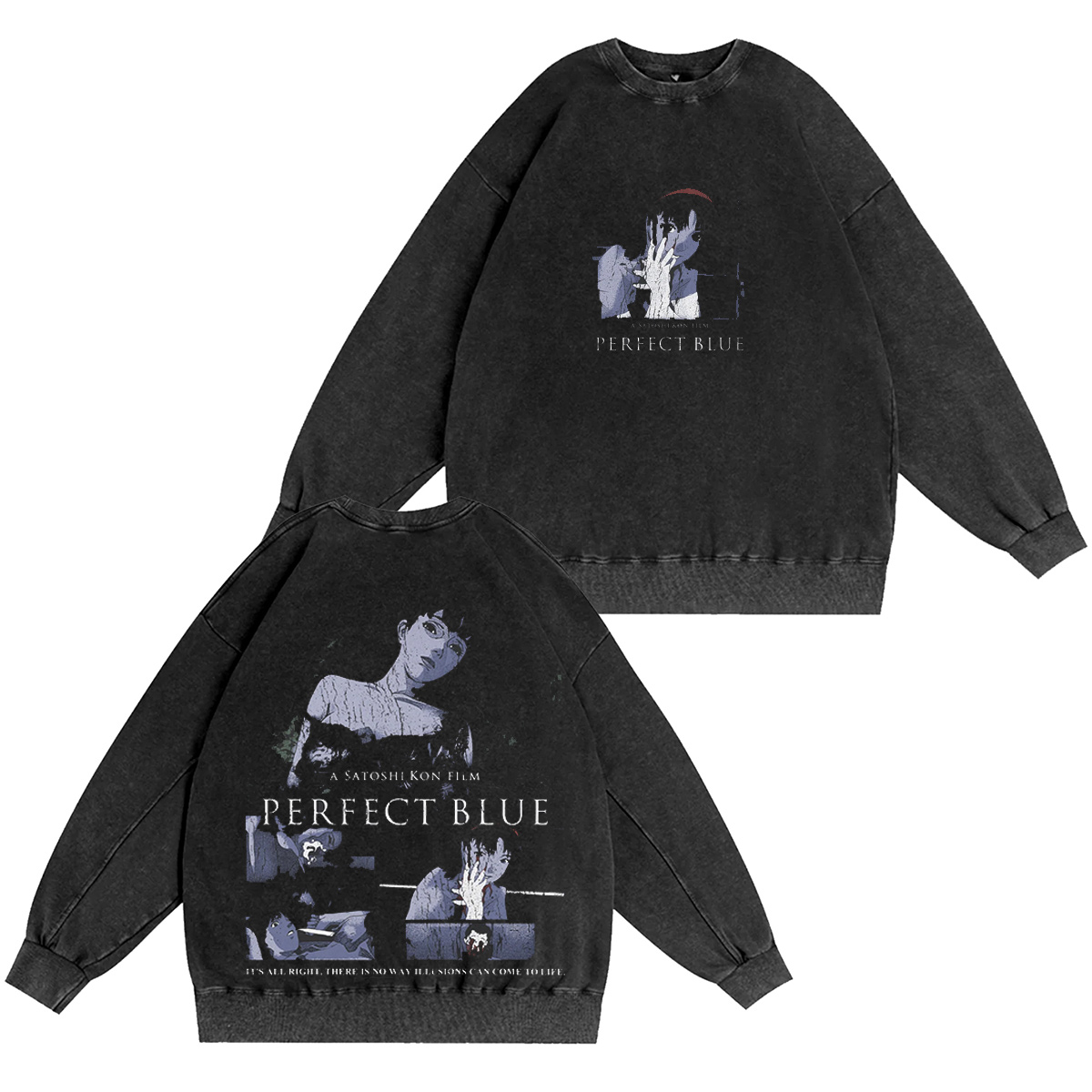 Perfect Blue - Boxy Washed T-shirt/Crewneck/Hoodie
