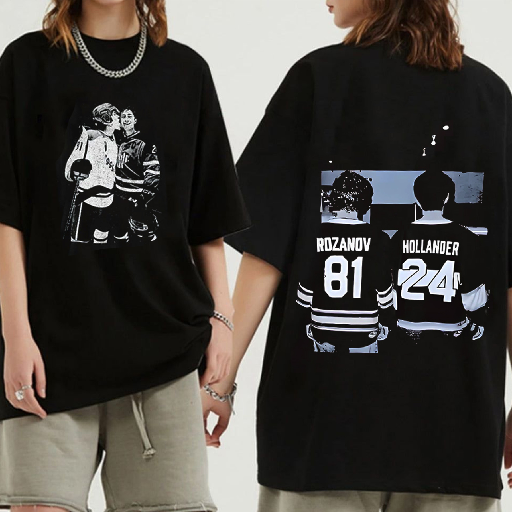 Hudson Williams Connor Storrie Heated Rivalry Hockey Unisex Shirt/Crewneck/Hoodie