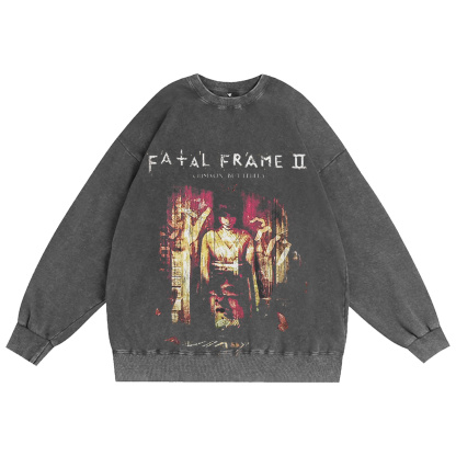 Fatal Frame II - Crimson Butterfly Washed T-shirt/Crewneck/Hoodie