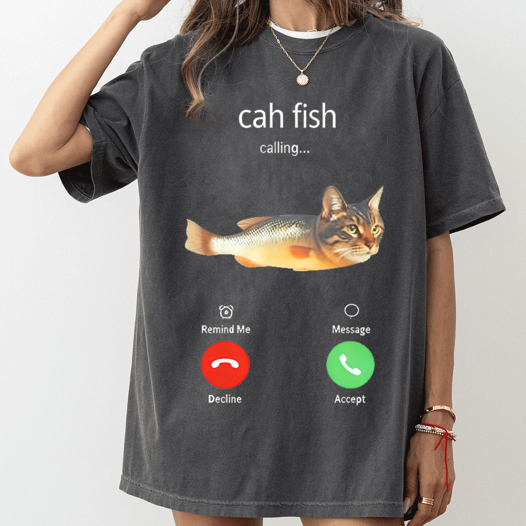 Cah fih funny Unisex Shirt/Crewneck/Hoodie