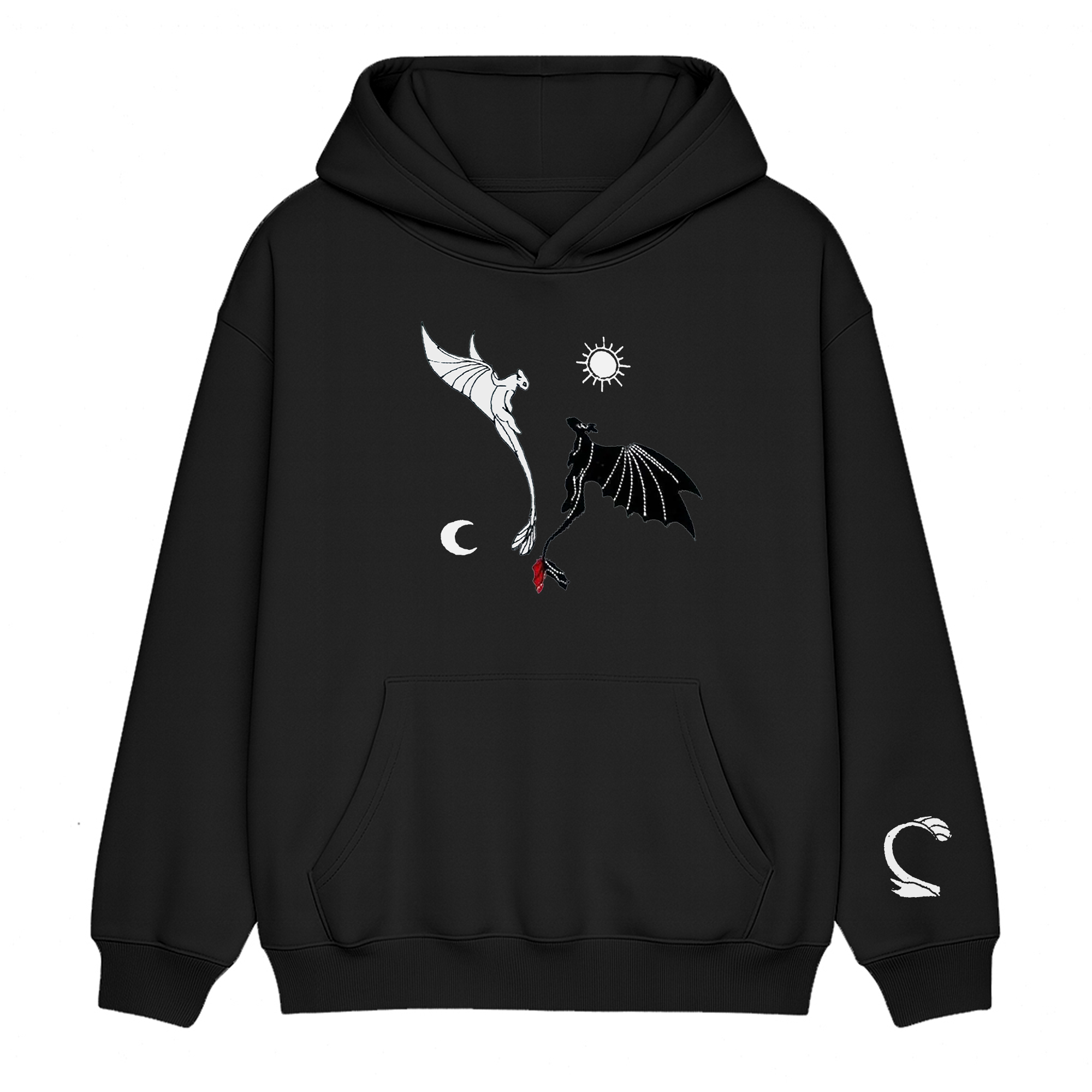 Toothless and Light Fury Hoodie