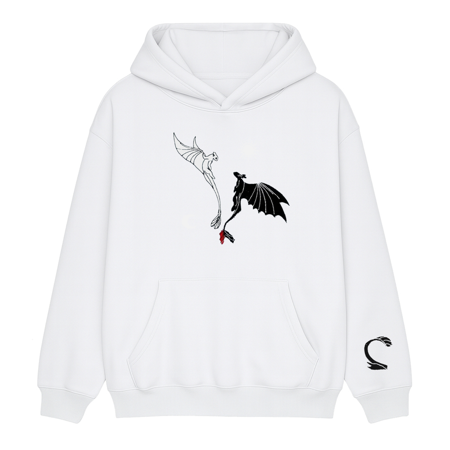Toothless and Light Fury Hoodie