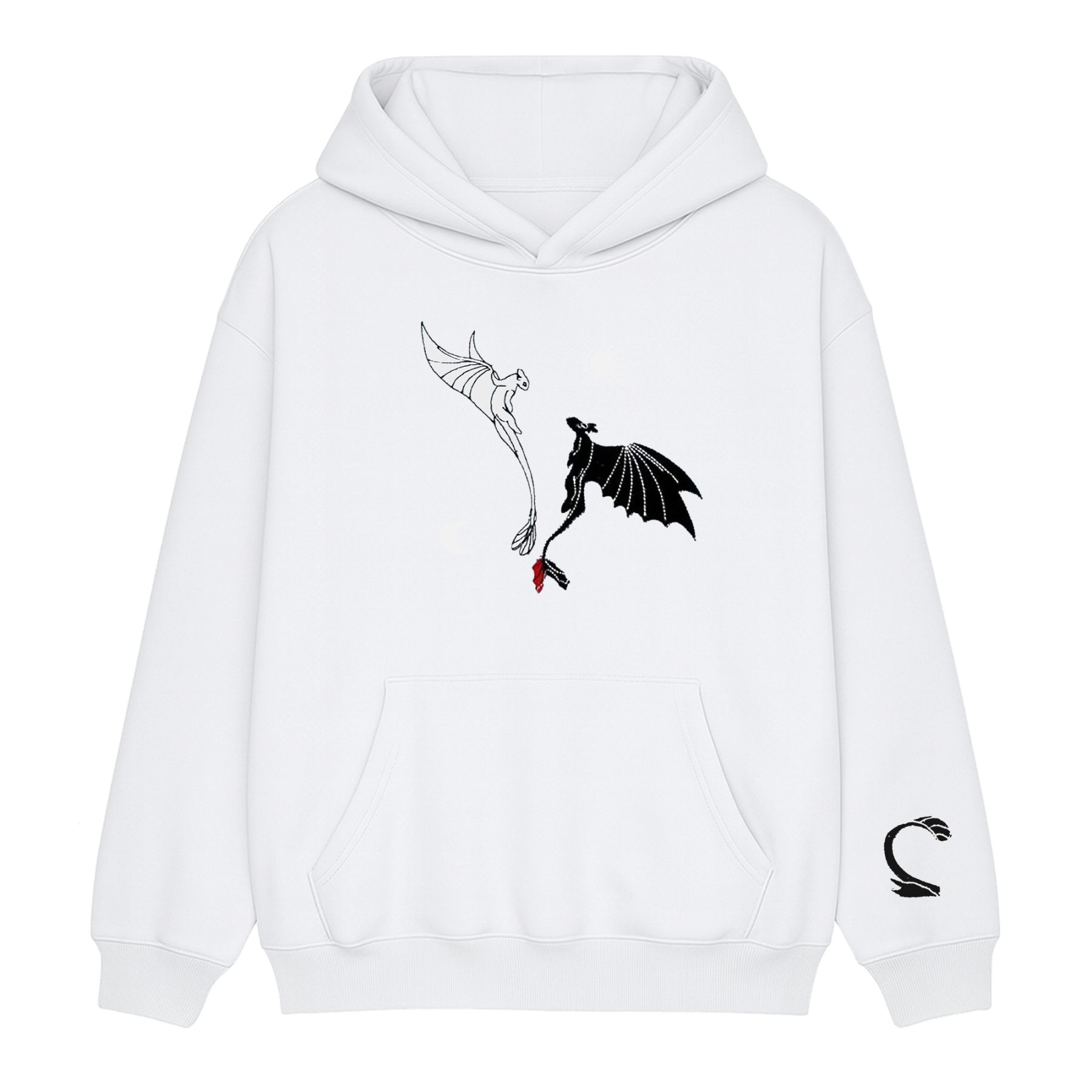 Toothless and Light Fury Hoodie
