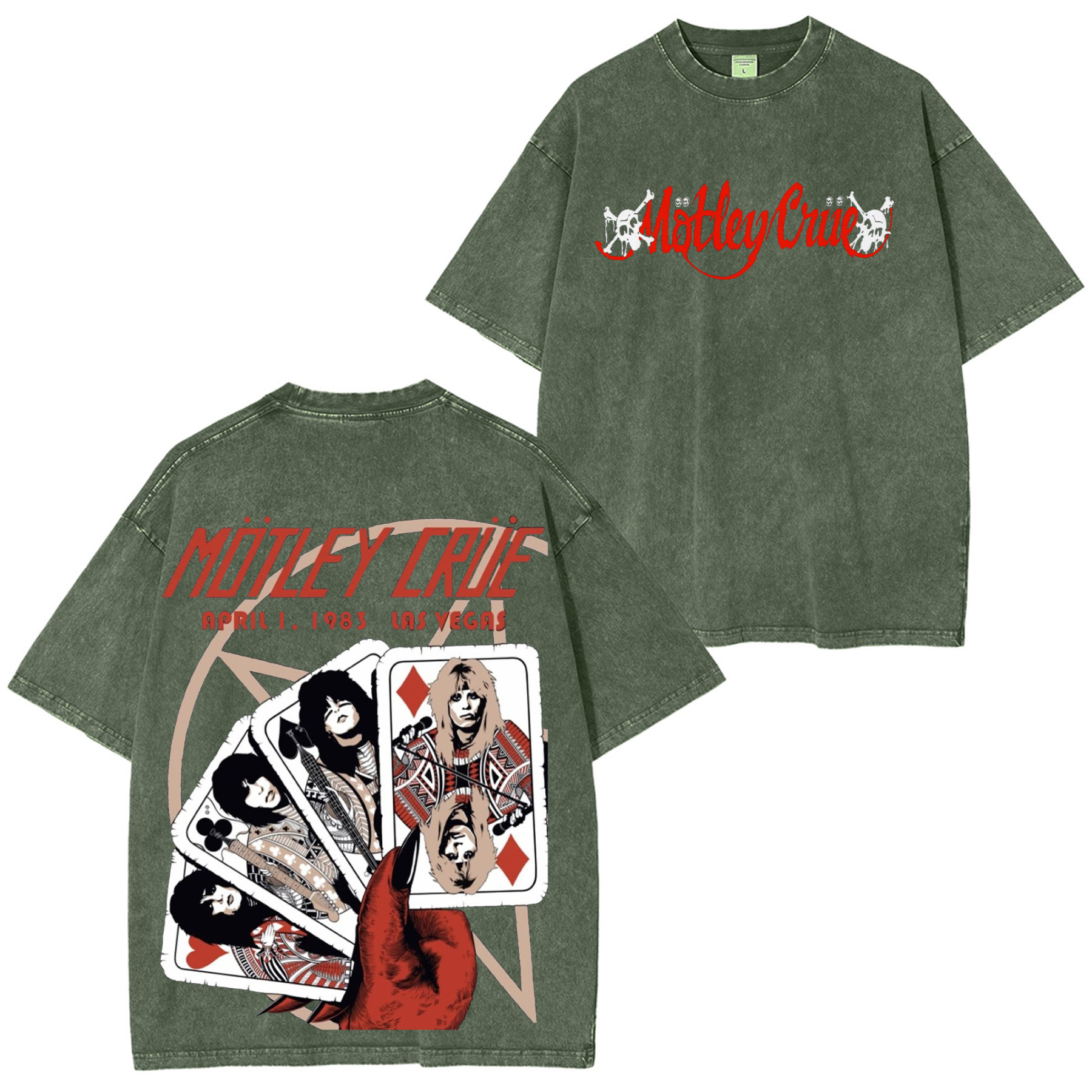 Mötley Crüe Washed T-Shirt